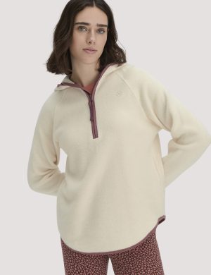 hessnatur Loungewear Fleece Hoodie Relaxed ACTIVE LIGHT aus Bio-Baumwolle