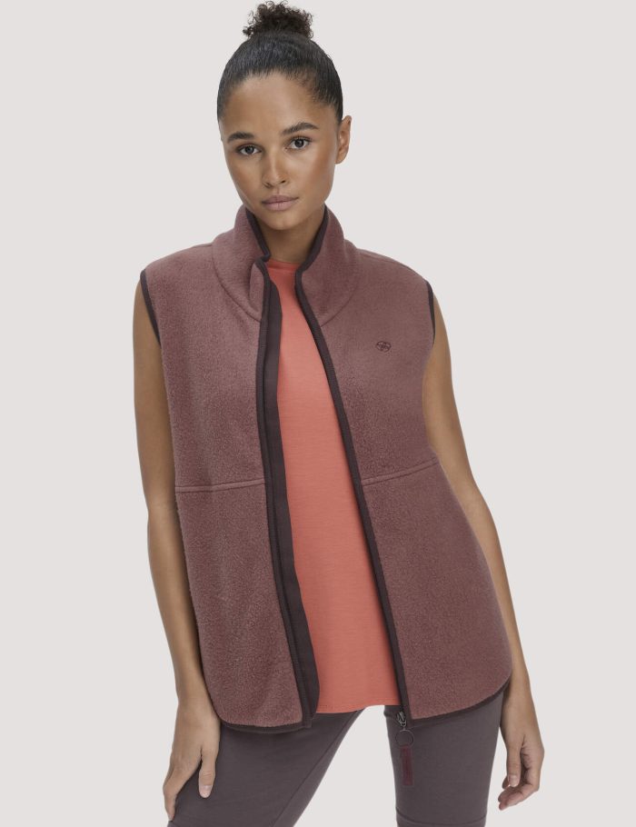 hessnatur Loungewear Fleece Weste Regular ACTIVE LIGHT aus Bio-Baumwolle - braun hessnatur Loungewear Fleece Weste Regular ACTIVE LIGHT aus Bio-Baumwolle - braun