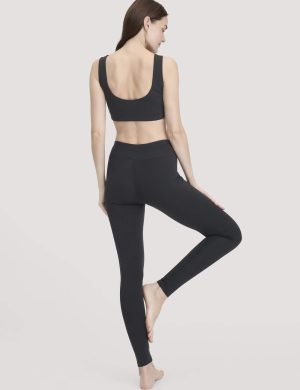 hessnatur Loungewear Leggings Medium Cut ACTIVE LIGHT aus Bio-Baumwolle