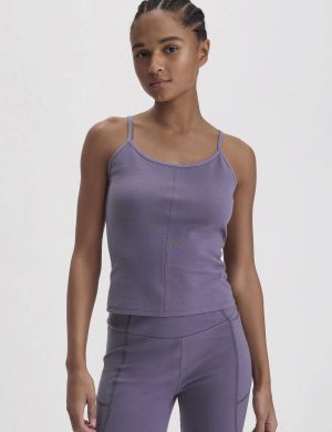 hessnatur Loungewear Top Fitted ACTIVE COMFORT aus Bio-Baumwolle - lila