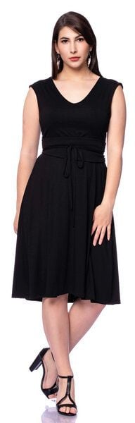 Ingoria SCARLET wendbares Jerseykleid mit separater Kimono-Schärpe