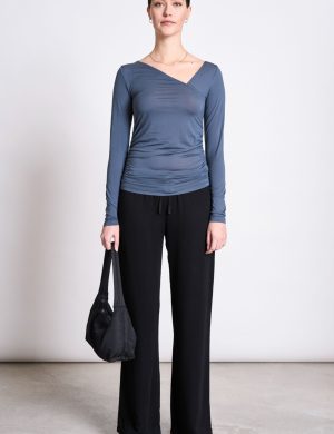 Longsleeve Asymmetrical Casma Grau