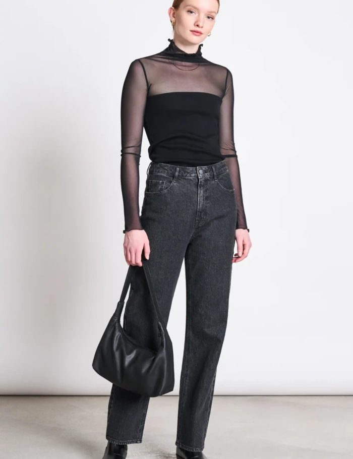 Longsleeve Turtleneck Pluie Schwarz