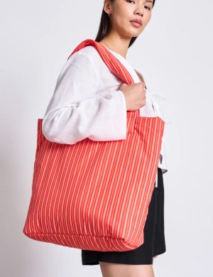Tasche Smol Striped Rot