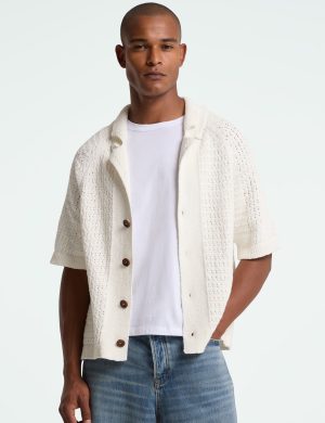 Hemd Kurz Egino Off White