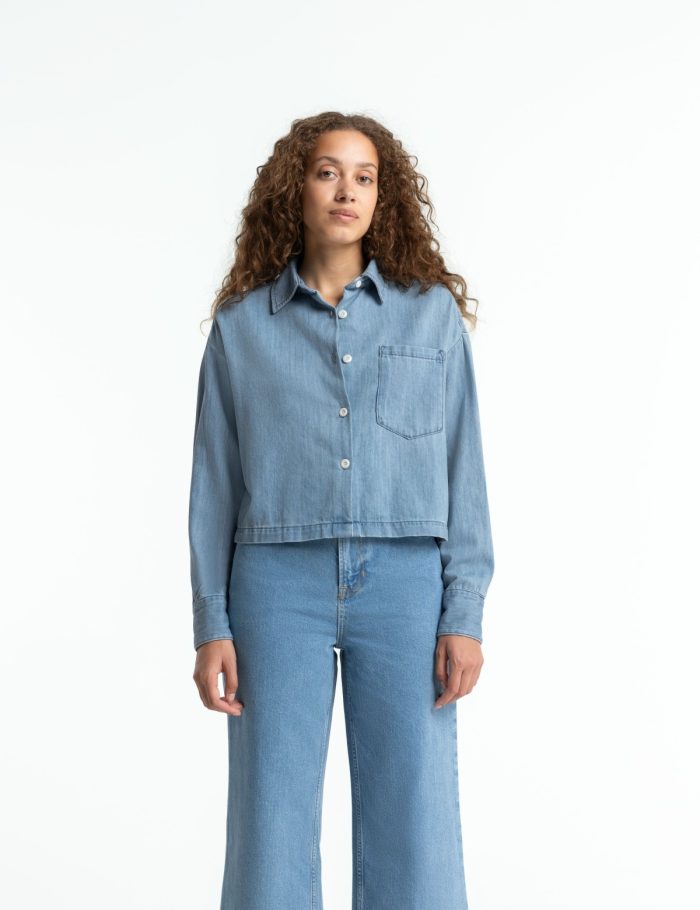 Jeanshemd Quinn Blau