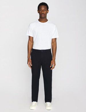 KnowledgeCotton Apparel Chino Hose CHUCK Flannel aus Bio-Baumwolle