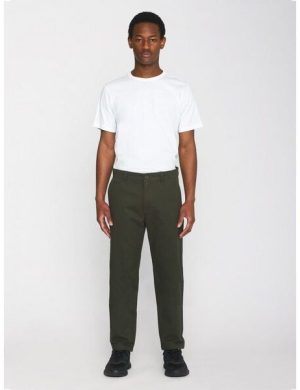 KnowledgeCotton Apparel Chino-Twill-Hosen CHUCK aus Bio-Baumwolle - ROC/GOTS/Vegan