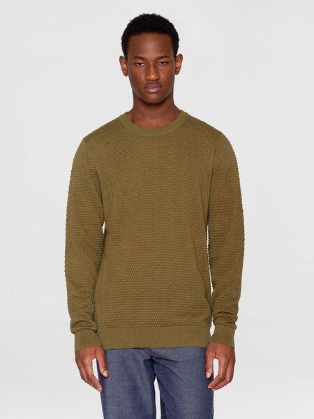 KnowledgeCotton Apparel Crewneck Strickpullover VAGN aus Bio-Baumwolle - ROC/GOTS/Vegan KnowledgeCotton Apparel Crewneck Strickpullover VAGN aus Bio-Baumwolle - ROC/GOTS/Vegan
