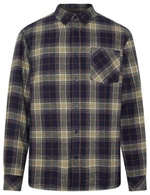 KnowledgeCotton Apparel Flanell-Hemd Karo