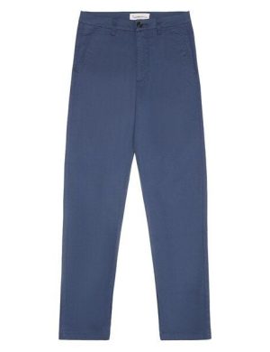 KnowledgeCotton Apparel IRIS Mom-Fit Mid-Rise Canvas Pique Chino - GOTS/Vegan