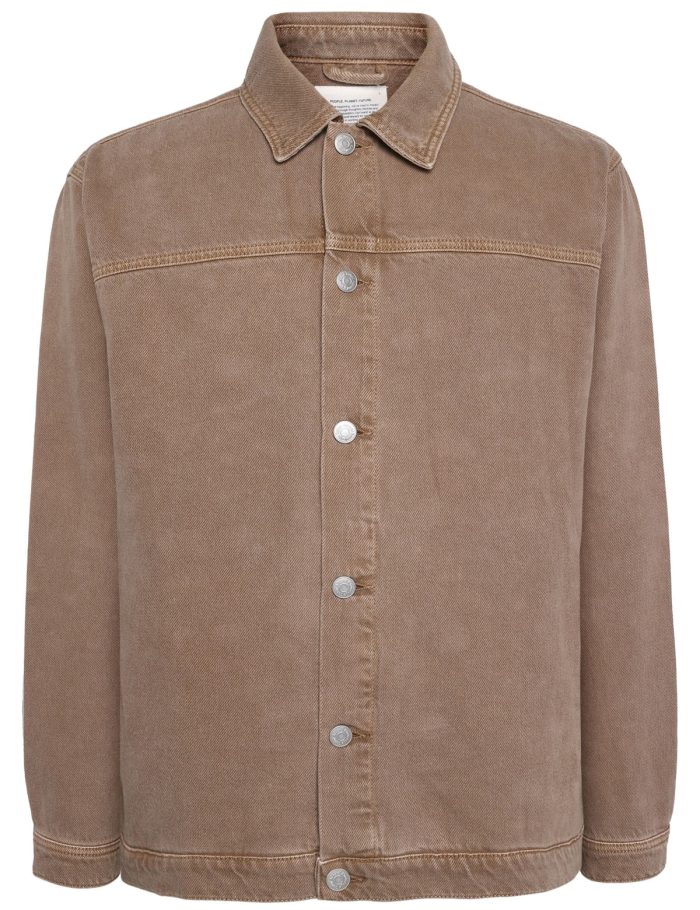 Jacke Raw Twill Workwear Braun