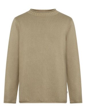 KnowledgeCotton Apparel Leichter Pullover mit Rundhalsausschnitt aus Bio-Baumwolle