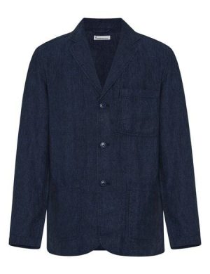 KnowledgeCotton Apparel Lockerer Blazer aus Bio-Leinen