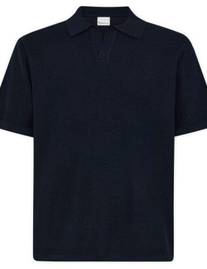 KnowledgeCotton Apparel - Organic Cotton Knitted Polo - Polo-Shirt