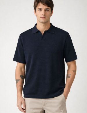 Poloshirt Knitted