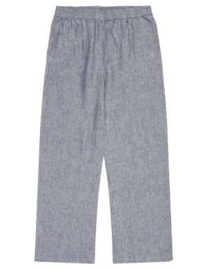 KnowledgeCotton Apparel POSEY weite, mittelhohe Leinenhose - GOTS/Vegan
