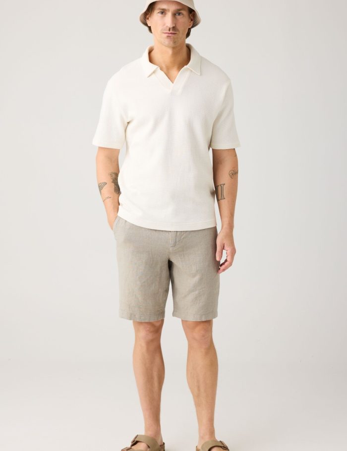 Shorts Chuck Linen Grau