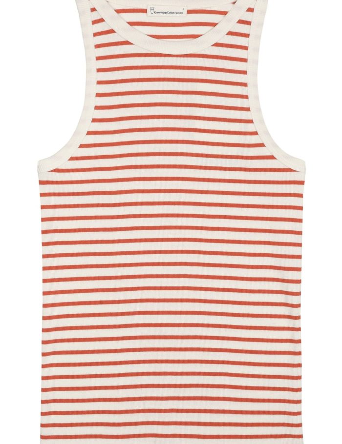 Top Racer Rib Striped