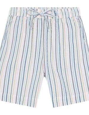 KnowledgeCotton Apparel - Women's Posey Seersucker Stripe Shorts - Shorts