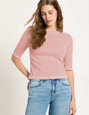 T-Shirt Stripes Rot