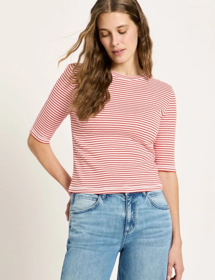 T-Shirt Stripes Rot