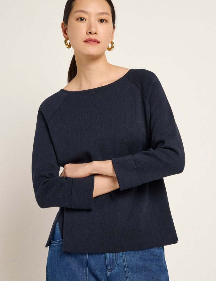 U-Boot Pullover Blau