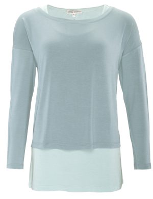 LIVING CRAFTS - Damen 2 in 1 Performance-Shirt - Petrol