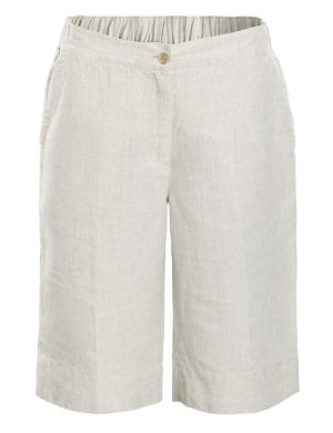 LIVING CRAFTS - Damen Bermuda - Beige