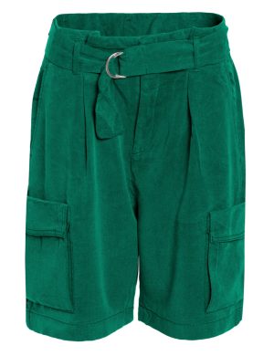 LIVING CRAFTS - Damen Bermuda - Grün (100% Lyocell (Tencel™ by Lenzing)), Nachhaltige Mode, Bio Bekleidung