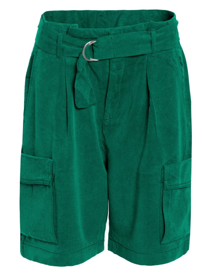 LIVING CRAFTS - Damen Bermuda - Grün (100% Lyocell (Tencel™ by Lenzing)), Nachhaltige Mode, Bio Bekleidung