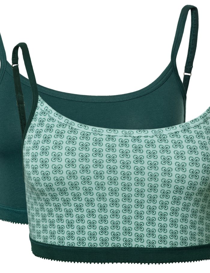 LIVING CRAFTS - Damen Bustier, 2er-Pack - Grün LIVING CRAFTS - Damen Bustier, 2er-Pack - Grün