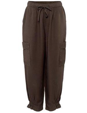 LIVING CRAFTS - Damen Hose - Braun (100% Lyocell (Tencel™ by Lenzing)), Nachhaltige Mode, Bio Bekleidung