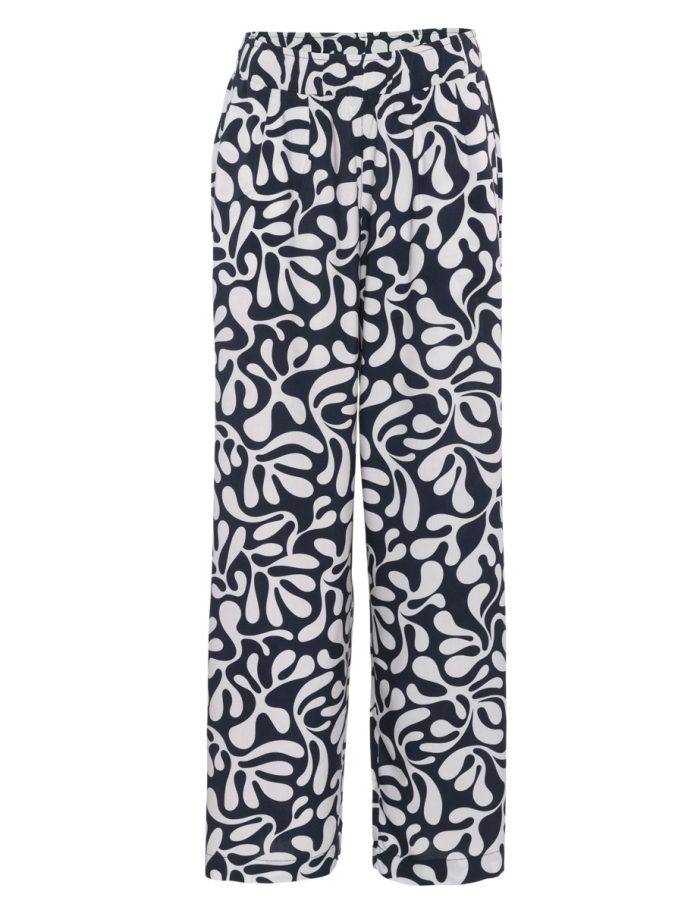 LIVING CRAFTS - Damen Hose - Gemustert (100% Viskose (Lenzing™Ecovero™)), Nachhaltige Mode, Bio Bekleidung LIVING CRAFTS - Damen Hose - Gemustert (100% Viskose (Lenzing™Ecovero™)), Nachhaltige Mode, Bio Bekleidung