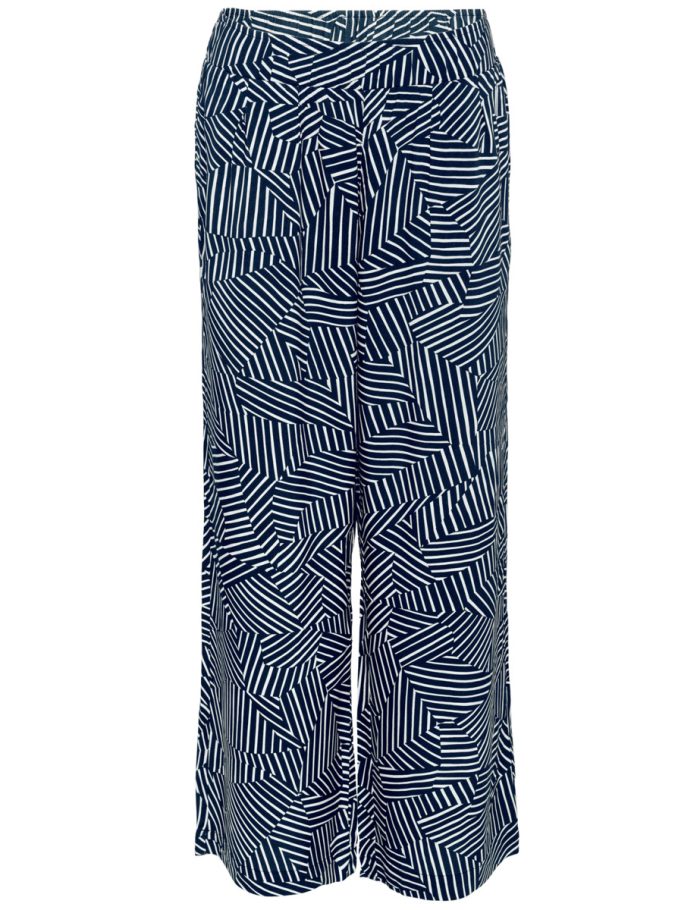 LIVING CRAFTS - Damen Hose - Gestreift (100% Viskose (Lenzing™Ecovero™)), Nachhaltige Mode, Bio Bekleidung LIVING CRAFTS - Damen Hose - Gestreift (100% Viskose (Lenzing™Ecovero™)), Nachhaltige Mode, Bio Bekleidung