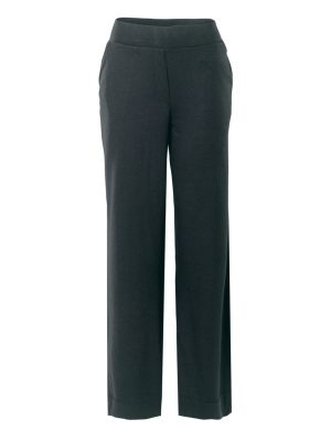 LIVING CRAFTS - Damen Hose - Schwarz (52% Bio-Baumwolle; 48% Viskose (Bambus)), Nachhaltige Mode, Bio Bekleidung