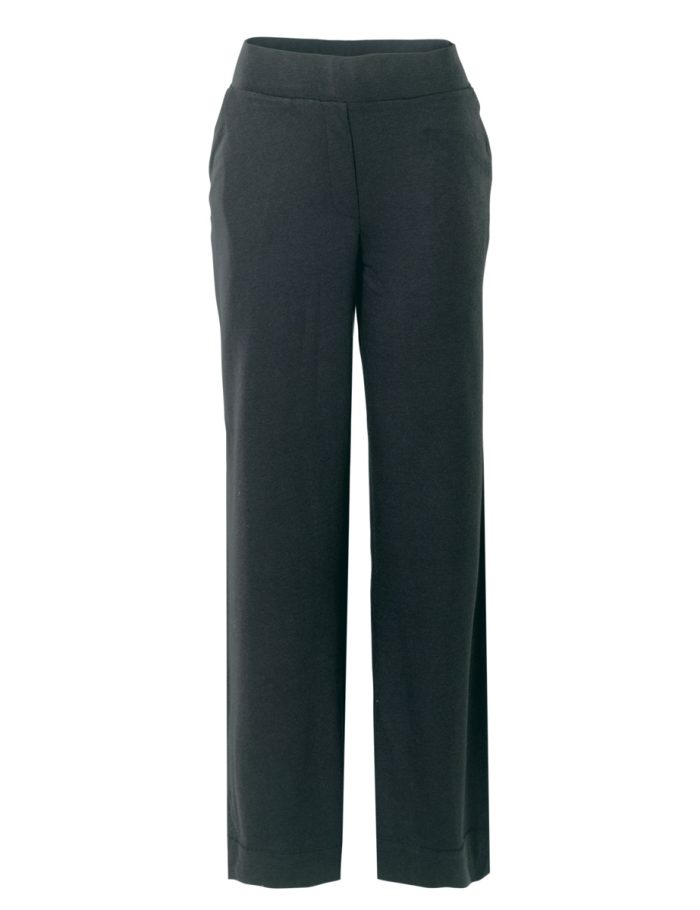 LIVING CRAFTS - Damen Hose - Schwarz (52% Bio-Baumwolle; 48% Viskose (Bambus)), Nachhaltige Mode, Bio Bekleidung LIVING CRAFTS - Damen Hose - Schwarz (52% Bio-Baumwolle; 48% Viskose (Bambus)), Nachhaltige Mode, Bio Bekleidung