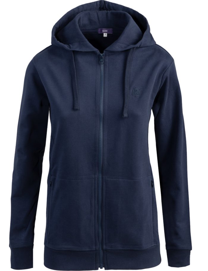 LIVING CRAFTS - Damen Kapuzenjacke - Blau