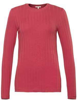 LIVING CRAFTS - Damen Langarm-Shirt - Rot