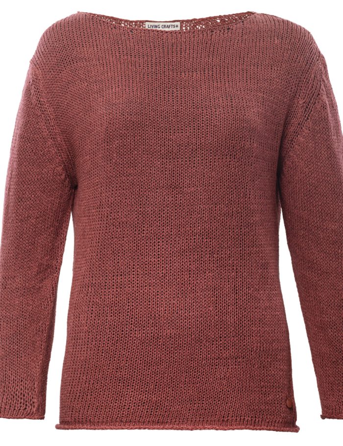 LIVING CRAFTS - Damen Pullover - Rot