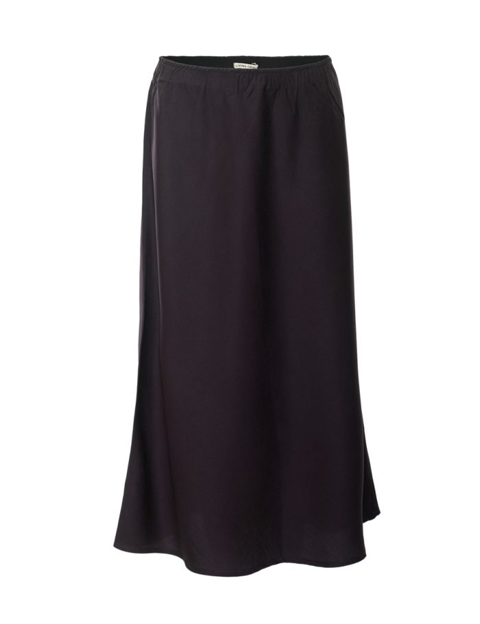 LIVING CRAFTS - Damen Rock - Braun (100% Lyocell (Tencel™ by Lenzing)), Nachhaltige Mode, Bio Bekleidung