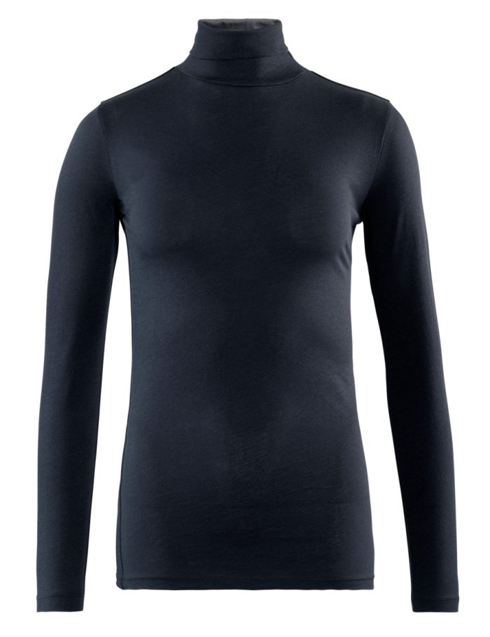 LIVING CRAFTS - Damen Rollkragen-Shirt - Blau LIVING CRAFTS - Damen Rollkragen-Shirt - Blau