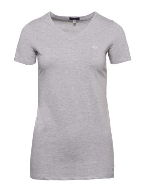 LIVING CRAFTS - Damen Schlaf-Shirt - Grau