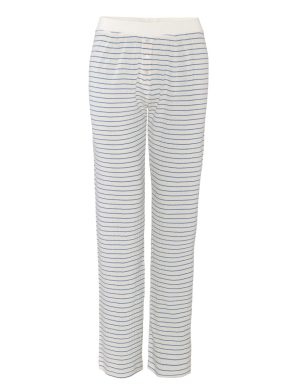 LIVING CRAFTS - Damen Schlafhose - Gestreift