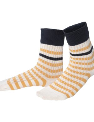 LIVING CRAFTS - Damen Socken - Gestreift