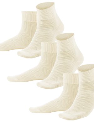 LIVING CRAFTS - Damen Socken - Weiß