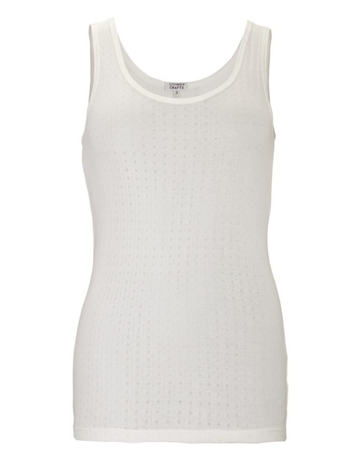 LIVING CRAFTS - Damen Spaghettiträger-Top - Beige