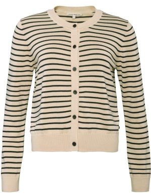 LIVING CRAFTS - Damen Strickjacke - Gestreift