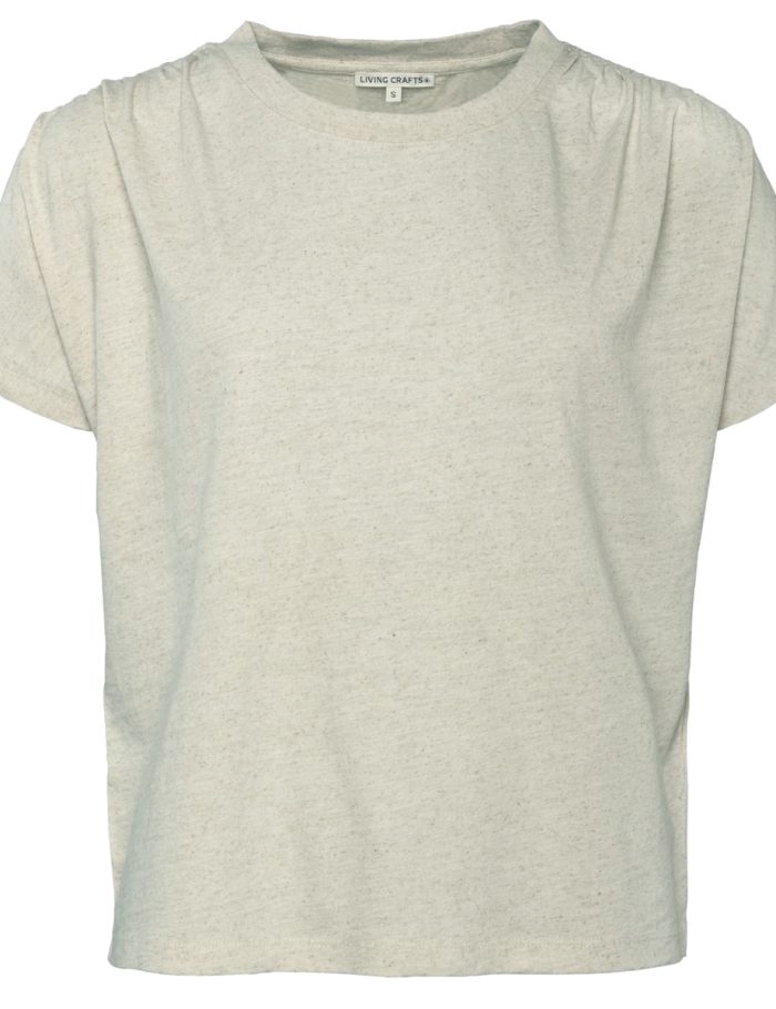 LIVING CRAFTS - Damen T-Shirt - Beige