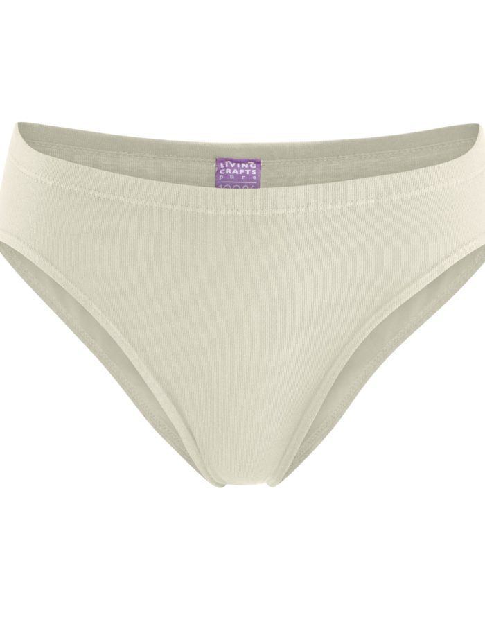 LIVING CRAFTS - Damen Tanga-Slip - Beige